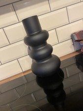 Black Modern Vase New Condition 30cm Tall Approx Flowers Pampers Brand New
