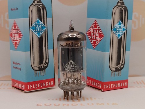 Telefunken ecc83 ribbed - telefunken,