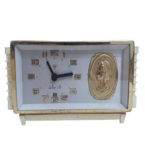 Vintage wind alarm clock - vintage,