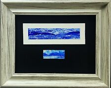 "ISLE OF WIGHT-1980's."  A Pair of Original Vintage Miniature Paintings.