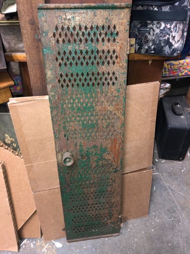 Cool vintage metal locker - cool, door
