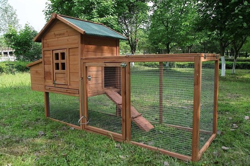 Wooden chicken coop - wooden,