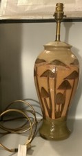 Rare Large Moorcroft “Fairy Rings Mushroom/Toadstool” Lamp By Philip Richardson 