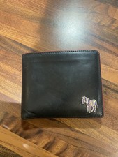 paul smith black leather zebra