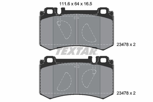 New brake pad set disc - new, set,