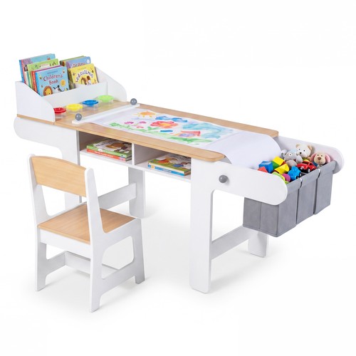 Kids art table - table, chair