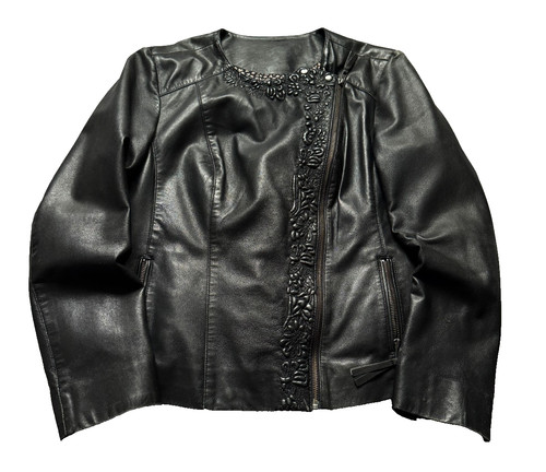 Womens y2k leather jacket - womens,