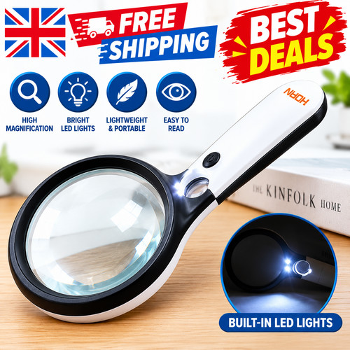 Handheld 45x magnifier reading - handheld,