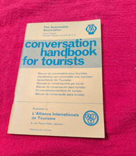 VINTAGE TRAVEL EPHEMERA-  AA Conversation Handbook For Tourists 1950s