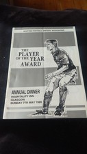 1989  scottish Football Writers Player Year Awards Dinner richard Gough Rangers