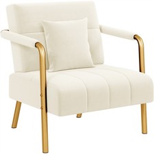 75.5 cm W Velvet Accent