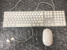 Apple Wired Keyboard A1243 and Wired Mouse A1152 Very Good Condition 2x USB