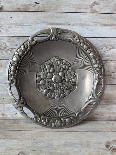 Antique french dish repousse - antique,