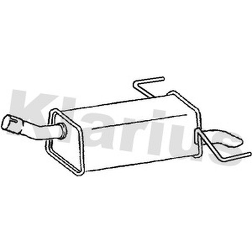 Exhaust rear back box - rear,