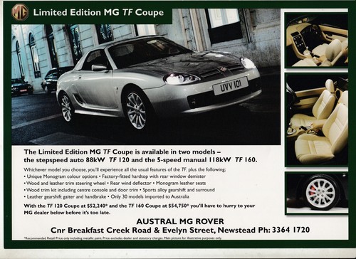 2004 coupe rover 75 - 2004,