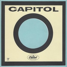 CAPITOL (cream/black circle) REPRODUCTION RECORD COMPANY SLEEVES - (pack of 10)