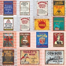 VARIETY METAL PLAQUES 2 Garden