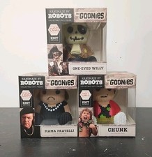 HANDMADE BY ROBOTS Knit Figures x  Goonies Chunk, Mama & One-Eyed Willy
