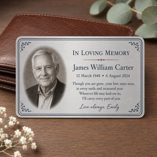 Personalised memorial photo - personalised,