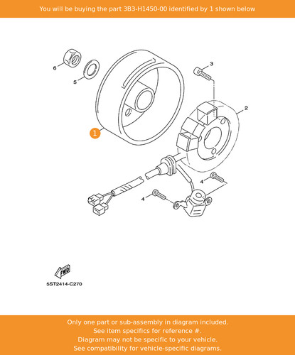 Yamaha rotor assy - yamaha,