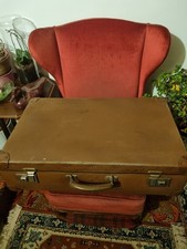 old pendragon brown suitcase
