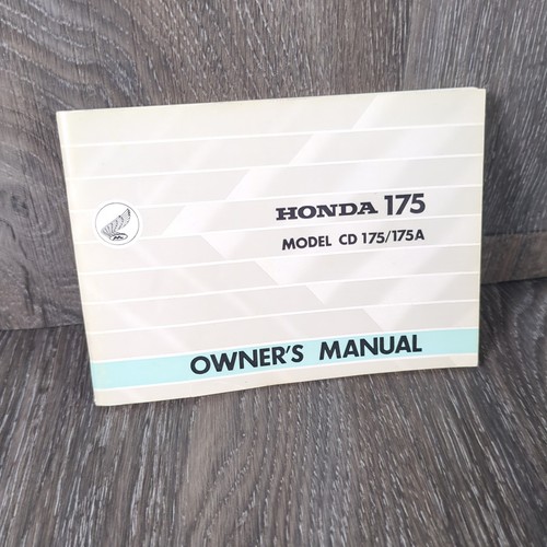 Original 1968 honda cd175 175a - honda,