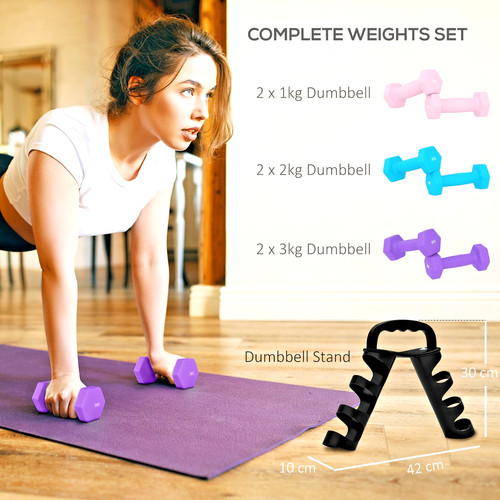 Pcs dumbbell weight set - pcs,