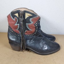 Sam Edelman Boots Cowboy women's ankle boots  Casual Zip Up Size UK 4 Used 