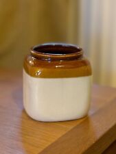 Stoneware Square Jar Salt