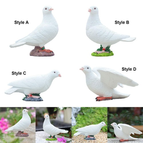 White pigeon figure - pigeon, simulation