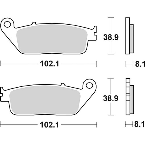 Sbs 627rst racing - 627rst, brake