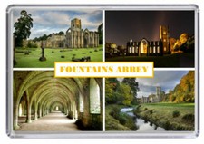 Fountains Abbey Ripon Yorkshire Fridge Magnet 03