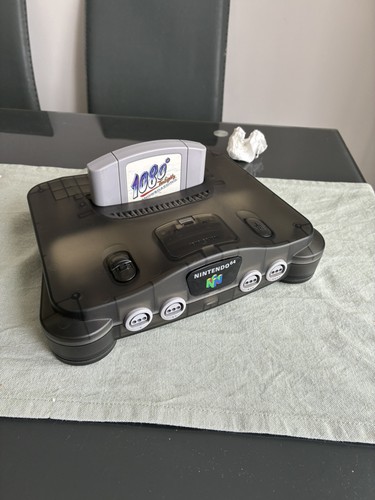 N64 smoke grey console only - , +