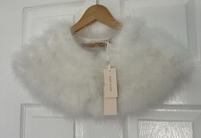 Ivory Cream Faux Fur Bolero