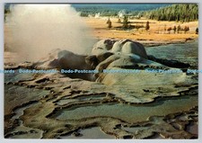 D333555 Yellowstone National Park. Old Faithful Cone. Hamilton Stores. H. C. Cro