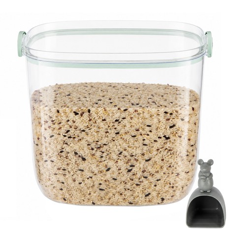 Airtight rice storage bin - airtight,