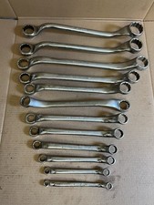 Vintage Britool 9RBM Metric 12 Piece Double End Ring Spanner Set made in England