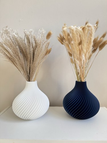 Modern spiral vase set - vase, of