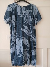 Next Shift Linen Dress Size 18