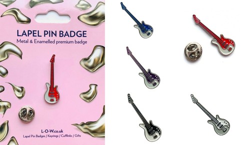 Electric guitars music lapel - guitars,