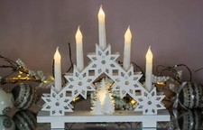 Christmas white snowflake - white,