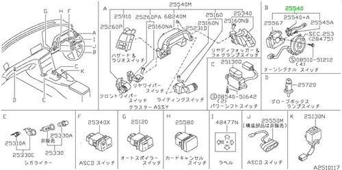 Switch assembly turn - switch,