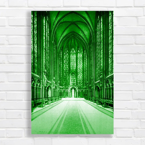 Stained glass cathedral - glass,