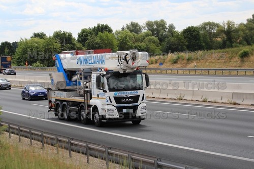 Truck photo man tgs crane - truck,
