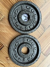 2 x 0.5 kg Golds Gym iron