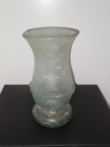 Ancient roman glass beaker - roman,