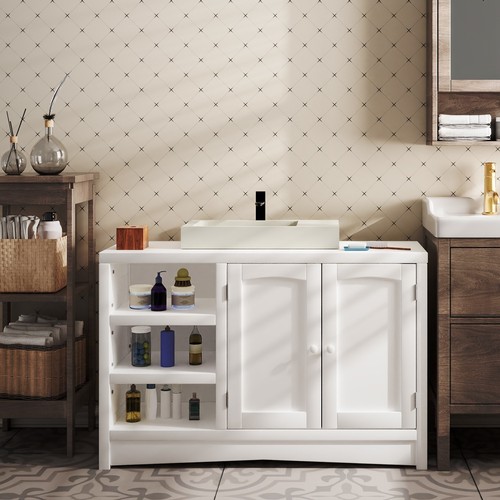 Bathroom under sink cabinet - under,