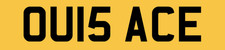 OU NUMBER PLATE PRIVATE