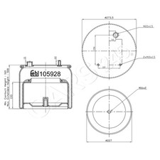 Rear Air Suspension Boot FEBI