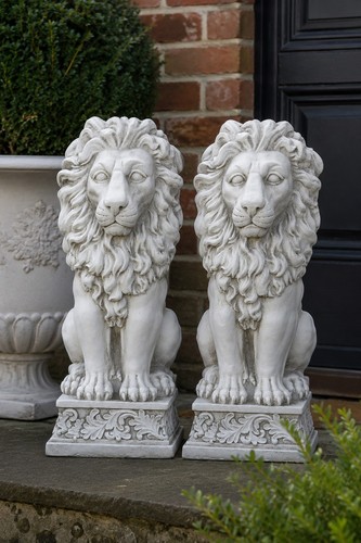 Lion garden ornament - lion,